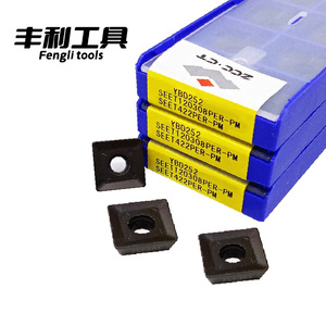 Inserto per tornitura ZCC.CT SEET120308PER-PM YBD252 <span class=keywords><strong>in</strong></span> carburo di tungsteno con rivestimento PVD OEM per tornio CNC - Product Image 1