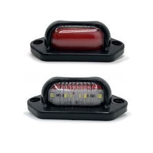 Sistemas de Iluminación Automotriz, Luz de Matrícula Bicolor para Automóviles, Luz Lateral de 8 LED para Camiones, Luz Trasera para Autobuses y Remolques - Product Image 1