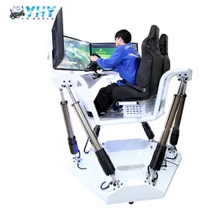 YHY High Quality Hydraulic 2 Seats 6 Dof Motion 9D Virtual Reality VR Super Formula 1 Driving Racing Simulator