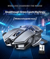 Untuk AULA Mouse Nirkabel Isi Ulang Laptop Desktop Komputer Mouse Gaming Mekanis Logam Mouse Kablosuz