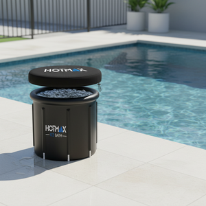 Vanace Hot Selling <b>Inflatable</b> Portable PVC 300L Cold Plunge Round Bathtub Case for Outdoor Fitness Recovery 1-Person - Product Image 1