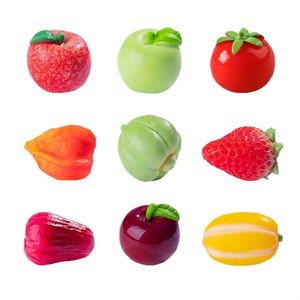 Llavero Mini Personalizado 3D de Frutas, Verduras, Dulces, Comida Rápida Artificial, Resina, Naranja, Frambuesa, Uva, Juguetes para Casa de Muñecas y Niños - Product Image 3