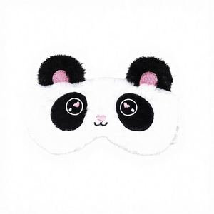 Care Hot <b>Cute</b> <b>Bear</b> Rat Panda Plush Super Soft Cotton Elastic Strap Knit Sleep Eye Mask for Kids - Product Image 1
