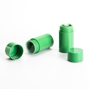 Empty plastic twist up push up deodorant 40 jar plastic cosmetic packaging container