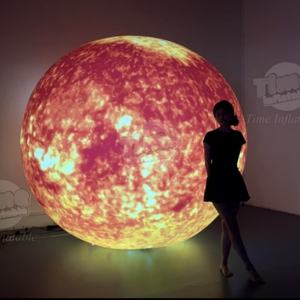 Globos Inflables de Planeta Luna de 3M y 5M para Fiestas, Eventos y Decoración de Parques de Atracciones, Inflables Publicitarios de Calidad - Product Image 2