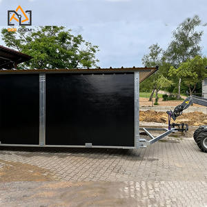 Estábulo Portátil para Cavalos com Estrutura Galvanizada a Quente de <span class=keywords><strong>3</strong></span>*6m para Estábulo Móvel ao Ar Livre com Telhado - Product Image 6