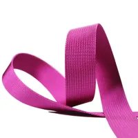 Sangle de sac d'école de qualité supérieure 38 mm en polyester texturé imitation nylon côtelé, durable pour poussette de bébé