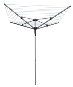 Vente chaude 40M 4 bras <span class=keywords><strong>parapluie</strong></span> forme blanchisserie séchage pliable pli support rotatif vêtements Airer - Product Image 4