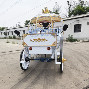 Carruaje Eléctrico sin Caballos Estilo Europeo, Exclusivo para Princesas, Carruaje Turístico Princesa - Product Image 1