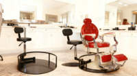 Chaise de Barbier Rotative à 360° pour Coiffeur, Robuste et Intégrée, Idéale pour la Coiffure en Salon - Offre Spéciale