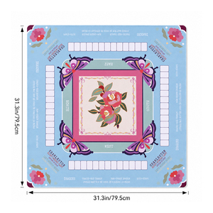 Tappetino da Gioco American Mahjong in Pelle Antiscivolo, Copertura Personalizzata per Tavolo da Mahjong, Superficie di Gioco Stampata - Product Image 2