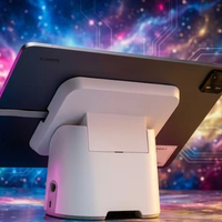 Support de tablette POS en aluminium de qualité supérieure |   Support de comptoir réglable et amovible pour iPad, idéal pour les restaurants et le commerce de détail