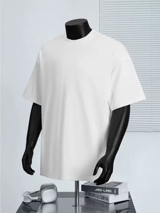 เสื้อยืดคอกลมแขนสั้นผ้าฝ้าย 100% พิมพ์โลโก้ได้ตามสั่ง แห้งเร็ว ระบายอากาศดี เป็นมิตรกับสิ่งแวดล้อม ทรงหลวม สไตล์ลำลอง ดีไซน์ทันสมัย - Product Image 2