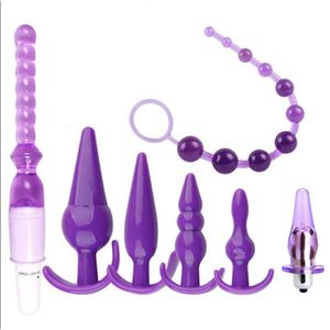 7 Stuks Set Siliconen G-Spot Anale Plug Butt Anus Stimulatie Seksspeeltjes Prostaatmassage Voor Mannen Vrouwen Anale Producten Van Hoge Kwaliteit - Product Image 6