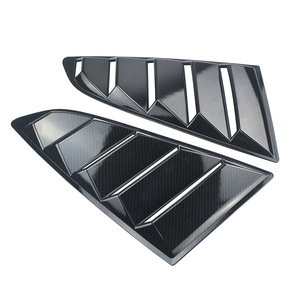 ช่องดักอากาศด้านข้าง Mustang คาร์บอนแบล็ค พลาสติก ครอบช่องระบายอากาศ สำหรับ Mustang - Product Image 1