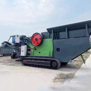 Large Capacity Crawler <b>Stone</b> Crusher Combined Mobile Demolition Crushing and Screening <b>Machine</b> Tracked Type - Product Image 2