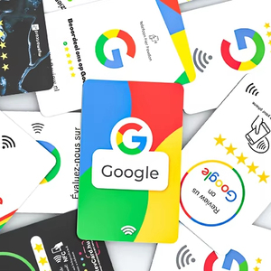 Kinh Doanh <span class=keywords><strong>NFC</strong></span> thẻ PVC phương tiện truyền thông xã hội RFID thẻ Google xem xét thẻ - Product Image 2