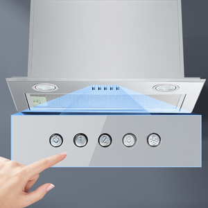 Campanas de cocina de lujo para el hogar Diseño moderno de moda Fácil de limpiar Características integradas <span class=keywords><strong>Extractor</strong></span> de humo con ventilación eléctrica - Product Image 5