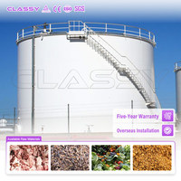 Digesteur anaérobie microbien de qualité supérieure, équipement de réacteur de fermentation de biogaz pour les stations de traitement des déchets organiques