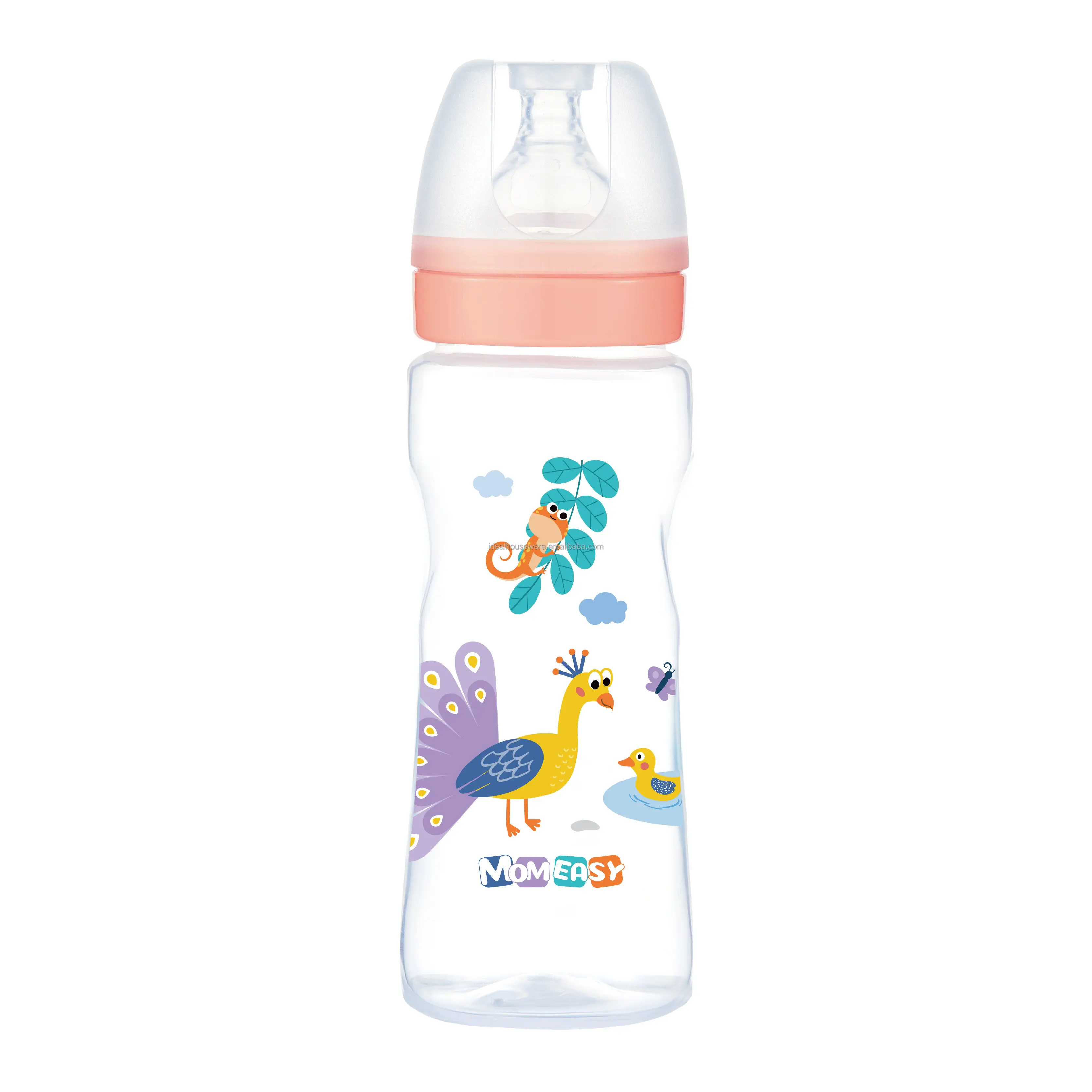 11oz/330ml PP Biberon à col large Nouveau style Biberon pour bébé Biberon drôle