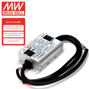 Nuovi Prodotti Mean Well XLG DA2 50w 75w 100w 150w 200w 240w 320w 12v 24v <span class=keywords><strong>Driver</strong></span> <span class=keywords><strong>LED</strong></span> con Dimmerazione Digitale <span class=keywords><strong>DALI</strong></span> 2 - Product Image 3