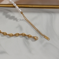 Collar de plata de ley 925 chapado en oro de 18k para mujer