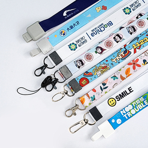 Custom Promotional Polyester Bottle Opener Hook Lanyard with Custom Logo Printed for Neck Wrist Beer Phone Car Key Tool