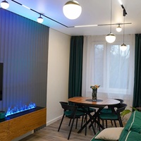 Chimenea Lineal Decorativa de Vapor de Agua Automática para Interiores, Simulación de Llama Personalizada, para Sala de Estar