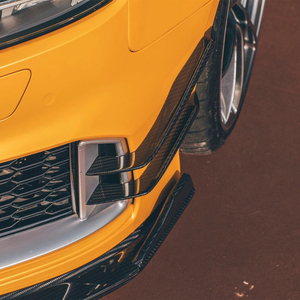 100% Kit de carrosserie en Fiber de carbone sèche pare-chocs avant Canards couteau à air pour <span class=keywords><strong>AUDI</strong></span> <span class=keywords><strong>RS3</strong></span> berline 2017-<span class=keywords><strong>2019</strong></span> - Product Image 4