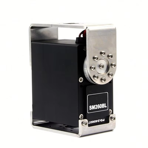 Nuevos servomotores metálicos HANHAI SM260BL de 24V con rotación de 360 grados y alto torque para robots RC de hasta 650 kg - Product Image 2