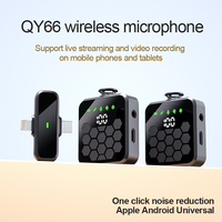 QY66 Dernier Micro Cravate Sans Fil Type C Microphone Lavalier pour Téléphone