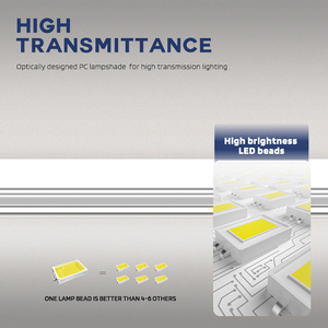 Integrated T8 <b>LED</b> Tube <b>Light</b> 36W-50W V-Shape 4ft 120-130LM/W Aluminum Body SMD2835 for Shop Garage Warehouse <b>Workshop</b> Lighting - Product Image 6