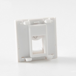 Chất lượng tốt nhất 45*45 mét cổng duy nhất <span class=keywords><strong>RJ45</strong></span> Cat6A toolless kết nối Ethernet Jack <span class=keywords><strong>Keystone</strong></span> Jack pháp faceplate - Product Image 2