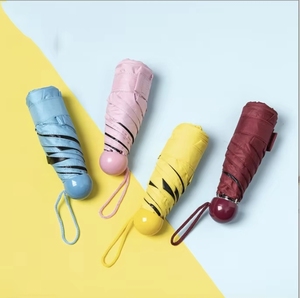 Vente en gros de parapluies publicitaires pliables portables de forme mini capsule - Product Image 3