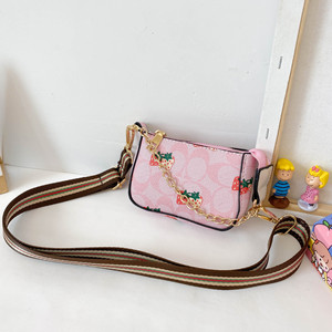 Nuove <span class=keywords><strong>Borse</strong></span> Mini Designer in PU 2026 per Bambine e Ragazze, Borsette alla Moda con Chiusura a Cerniera - Product Image 2