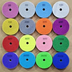 Populer di Pasar Eropa, Bantalan Poles Kering Spons Berlian 4 Inci untuk Membersihkan Granit, Marmer, dan Batu (Set 7 Buah) - Product Image 1