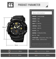 Супер-Заводские аналоговые цифровые часы Relojes Hombre Barato SKMEI 1637, готовые к отправке лучшие подарки для ваших мужчин