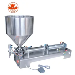 small semi automatic paste filling machines lubricant bottle filling machines