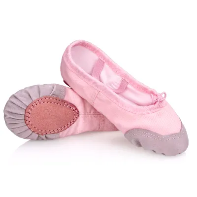 Kızlar çocuklar Pointe ayakkabı dans terlik yüksek kaliteli balerin erkek çocuk pratik ayakkabı bale