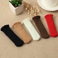 Couverture de meubles antidérapante chaussette à tricoter chaise de Table casquette de jambe chaise pieds chaussettes casquette de chaise chaussettes