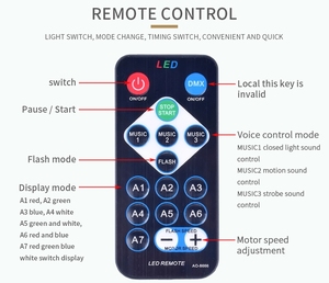 Đèn Disco Mini RGB 4 Loại Cổng Kết Nối, Đèn LED DJ, Đèn Trang Trí Xe Hơi, Đèn Âm Thanh Tự Điều Khiển Cho Tiệc Tùng, Giáng Sinh, Quán Bar, KTV, Sàn Nhảy - Product Image 5