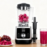 Robot culinaire et mixeur domestique 2-en-1 avec tasse doseuse et fonction tamper, 2000W, pour boissons et cuisine professionnelle