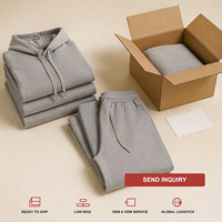 Ensemble Loungewear Deux Pièces Personnalisé OEM pour Femme : Pull Sportif à Capuche Mi-Zip en Maille Large et Pantalon Large – Vente en Gros Usine
