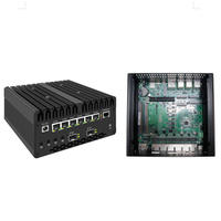 H15 ODM OEM MINI Host Fanless Intel Ultra 7 Ultra 9 16 Cores 6 Lan 2 SFP+ Ethernet Firewall Soft Router Linux Server MINI PC