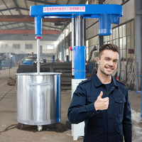 Mélangeur agitateur Keda anti-explosion 1000L 7,5kW pour la production de peinture avec des matériaux SUS316L/SUS304L, niveau de sécurité élevé