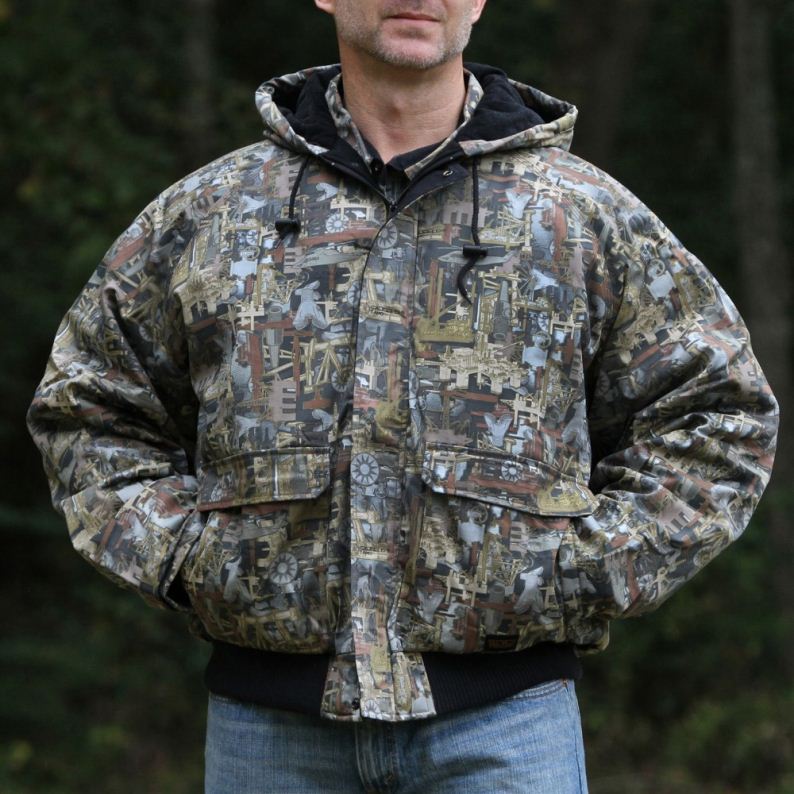 Hommes chasseur équipement camouflée imperméable tir chasse veste vêtements