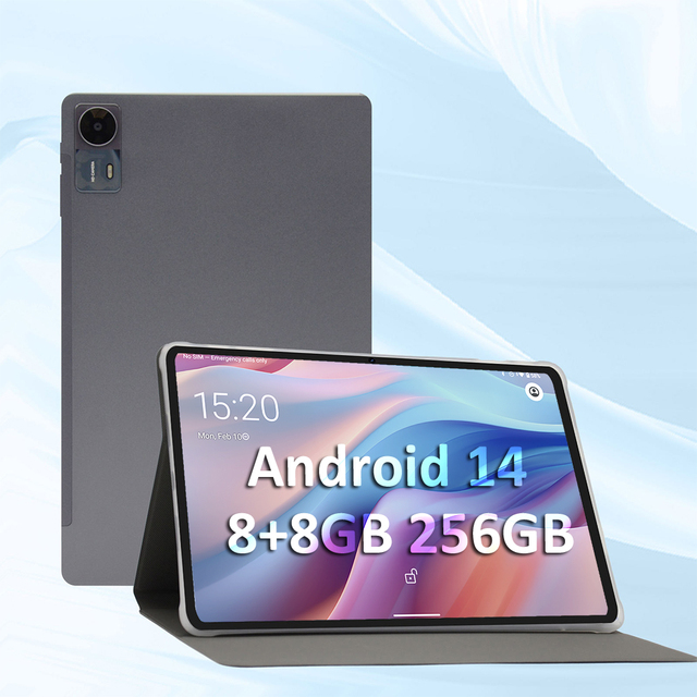11 Inch Ultra-Thin Tablet 8G RAM 256GB Storage Dual SIM 4G Phone Calls Android Tablet PC for Business Gaming