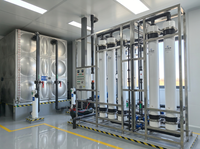 Usine de traitement d'eau mobile conteneurisée par osmose inverse, système de dessalement prêt à l'emploi pour chantier de construction isolé