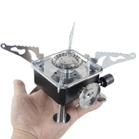 Kit de cuisinière à gaz propane butane léger portable de haute qualité sans danger pour le camping en plein air à usage domestique livré avec une boîte en plastique