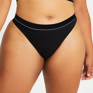 Culottes en coton biologique grande taille pour femmes, culottes respirantes, sous-vêtements avec Logo personnalisé, collection <span class=keywords><strong>2022</strong></span> - Product Image 3